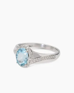 New Ring mit Aquamarin Ringe