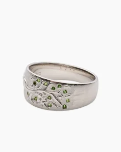 Outlet Ring mit Chromdiopsid Ringe