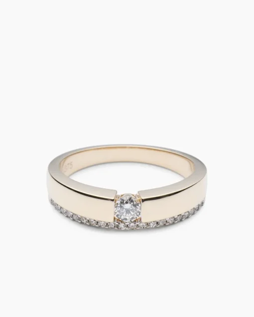 Best Ring mit Diamant und Brillant ca. 0,30 ct Ringe