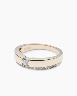 Best Ring mit Diamant und Brillant ca. 0,30 ct Ringe