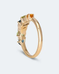 New Ring mit Edelsteinmix, Diamanten & Brillanten Ringe
