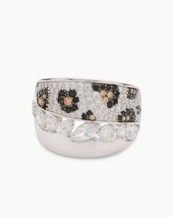 Clearance Ring mit farbigen Zirkonia Ringe
