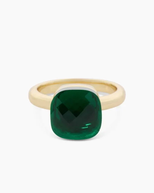 Hot Ring mit Glasstein Ringe