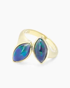 Online Ring mit Kristallopal Ringe