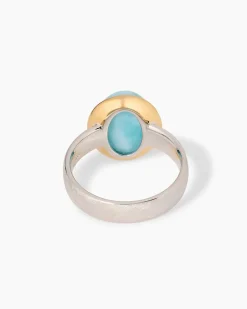 Hot Ring mit Larimar Ringe