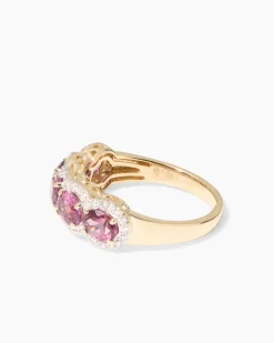 Best Ring mit Malawi Granat + Brillant Ringe