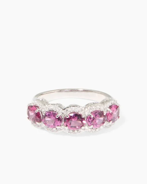 Best Ring mit Malawi Granat + Brillant Ringe