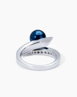Hot Ring mit MK-Perle 8 mm und Zirkonia Ringe