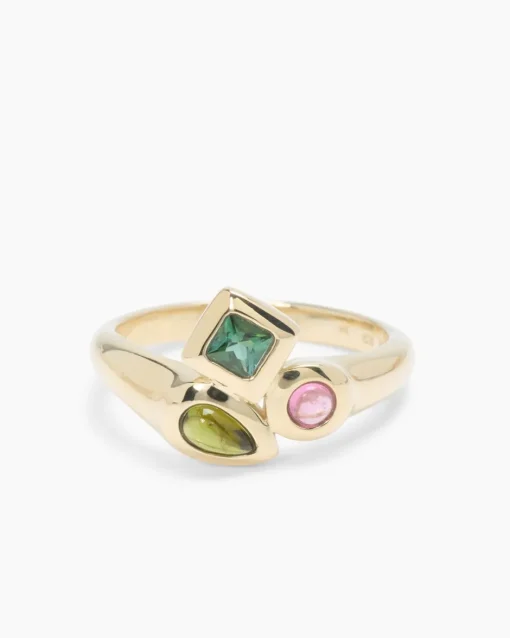 Discount Ring mit Multi-Turmalin Ringe