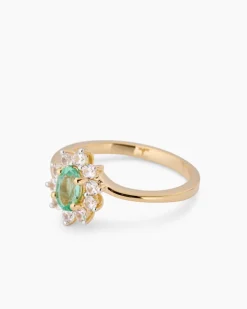 Online Ring mit Sambia Smaragd Ringe