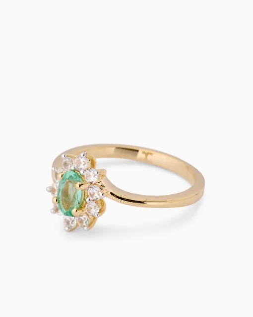 Online Ring mit Sambia Smaragd Ringe