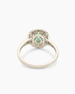 New Ring mit Smaragd + Brillanten Ringe