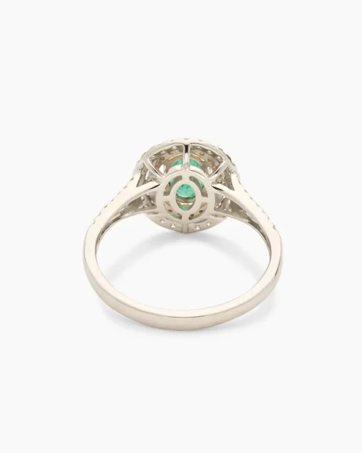 New Ring mit Smaragd + Brillanten Ringe