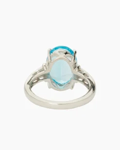 Clearance Ring mit Swiss Blue Topas Ringe