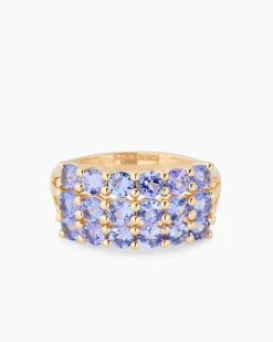Clearance Ring mit Tansanit AAA Ringe