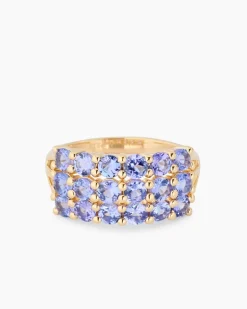 Clearance Ring mit Tansanit AAA Ringe