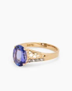 Hot Ring mit Tansanit AAA+ & Brillant Ringe
