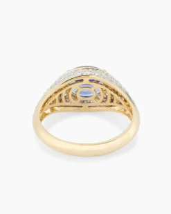 Discount Ring mit Tansanit AAAA & Brillanten Ringe