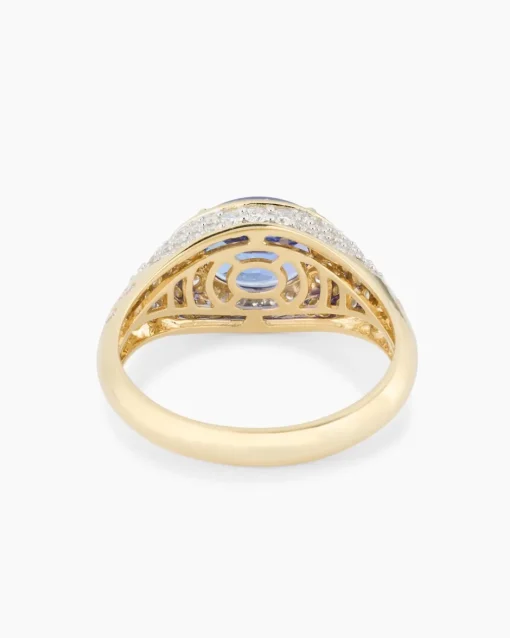 Discount Ring mit Tansanit AAAA & Brillanten Ringe