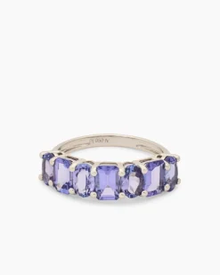 Hot Ring mit Tansanit AAAAA Ringe
