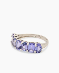 Hot Ring mit Tansanit AAAAA Ringe