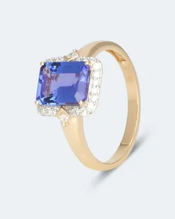 Hot Ring mit Tansanit AAAAA & Brillant Ringe
