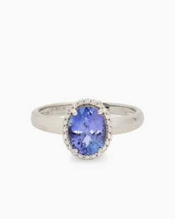 Discount Ring mit Tansanit AAAAA & Brillanten Ringe