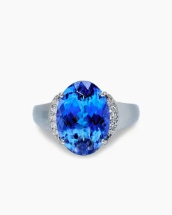 Sale Ring mit Tansanit AAAAA & Brillanten Ringe