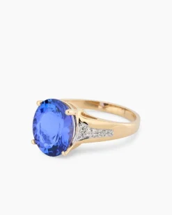 Outlet Ring mit Tansanit "Star of Africa" & Brillanten Ringe