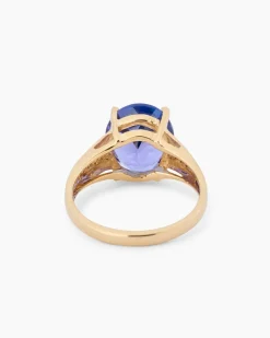 Outlet Ring mit Tansanit 