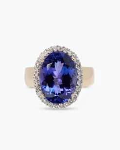 Outlet Ring mit Tansanit "Star of Africa" & Brillanten Ringe