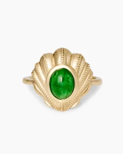 Outlet Ring mit Tsavorit Ringe