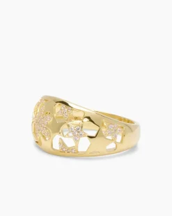 Outlet Ring mit Zirkonia Ringe