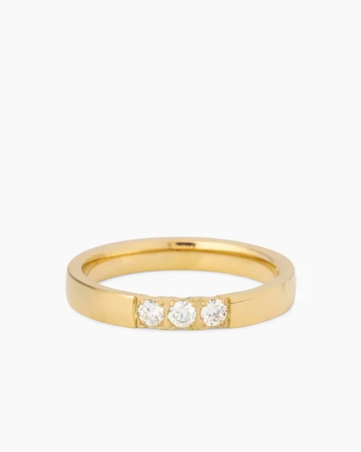 Sale Ring mit Zirkonia, 3er Set Ringe