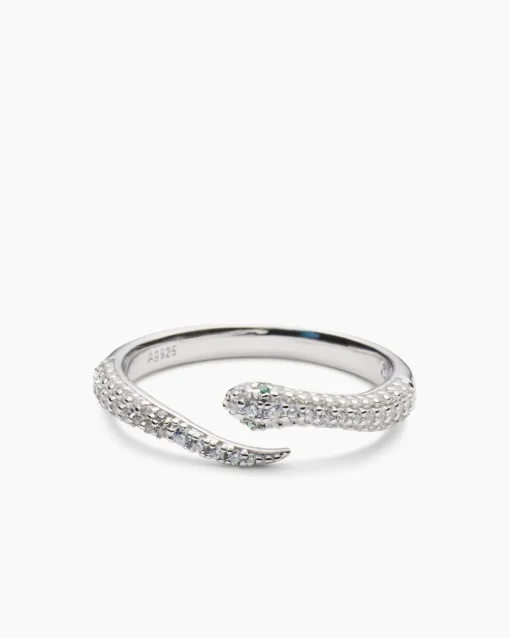 Online Ring "Schlange" mit Zirkonia Ringe