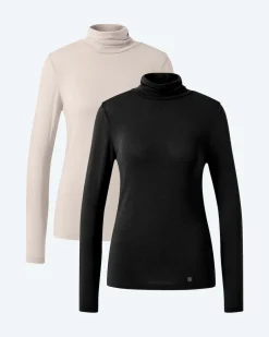 Discount Rollkragenshirt im Doppelpack Strickware