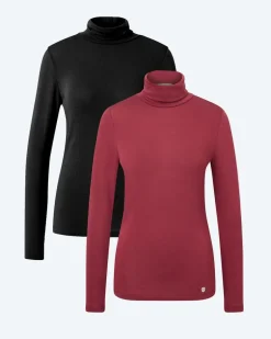 Discount Rollkragenshirt im Doppelpack Strickware