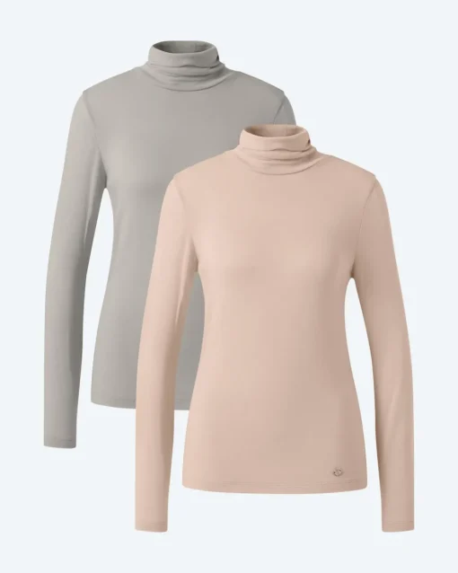 Discount Rollkragenshirt im Doppelpack Strickware