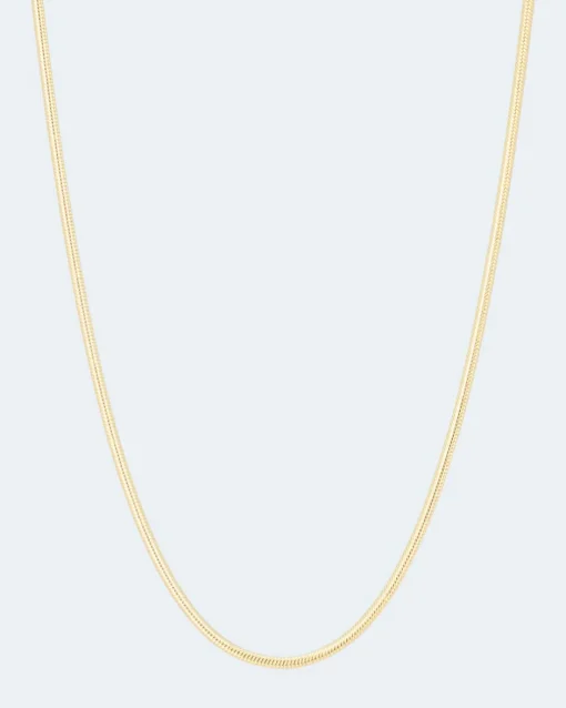 Outlet Schlangenkette mit Brillant, 0,02 ct Halsketten & Colliers