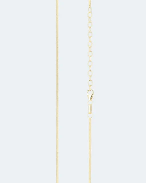 Outlet Schlangenkette mit Brillant, 0,02 ct Halsketten & Colliers
