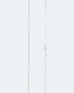 Outlet Schlangenkette mit Brillant, 0,02 ct Halsketten & Colliers