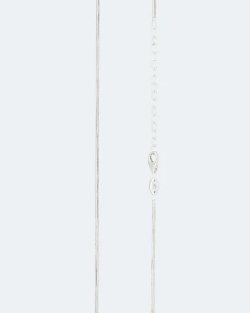 Outlet Schlangenkette mit Brillant, 0,02 ct Halsketten & Colliers