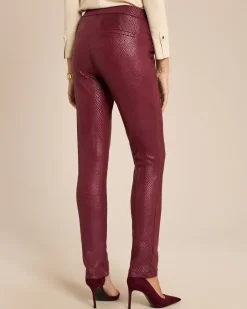 Outlet Schlupfhose in Schlangenlederoptik Hosen