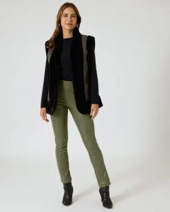 Outlet Schlupfhose in Schlangenlederoptik Hosen