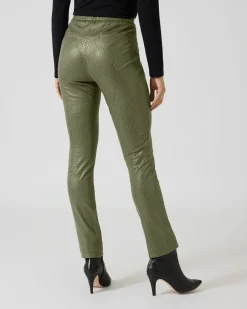 Outlet Schlupfhose in Schlangenlederoptik Hosen