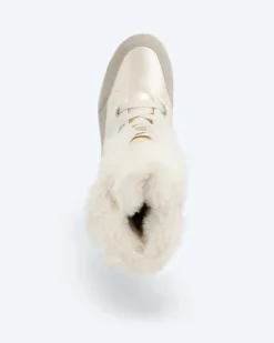 Best Schnürboot mit Fell Schuhe