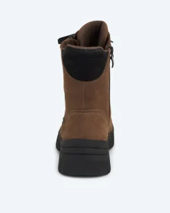 Schnürstiefel mit Zipper Schuhe