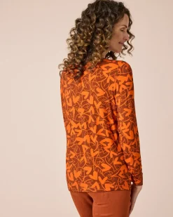 New Shirt Druck Heart Rundhals Shirts & Tops