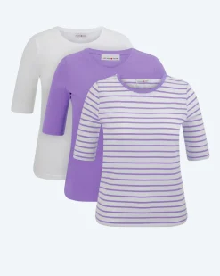 Shirt, 3er-Pack Shirts & Tops