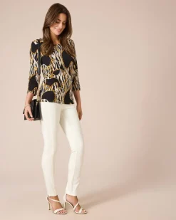 Shirt mit Animal- und Kettendruck Shirts & Tops